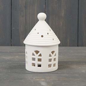 Ceramic light up house detail page
